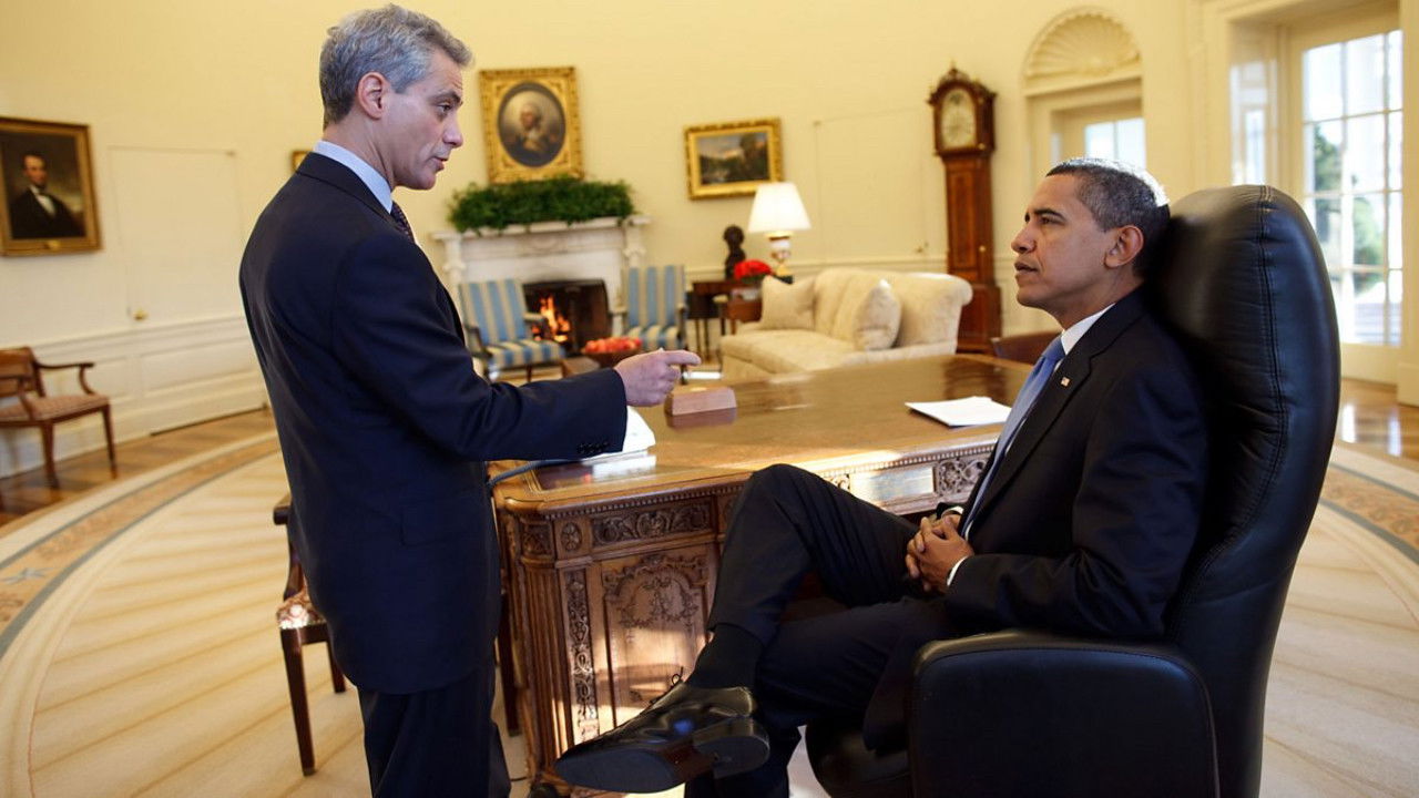 Inside Obama's White House backdrop image