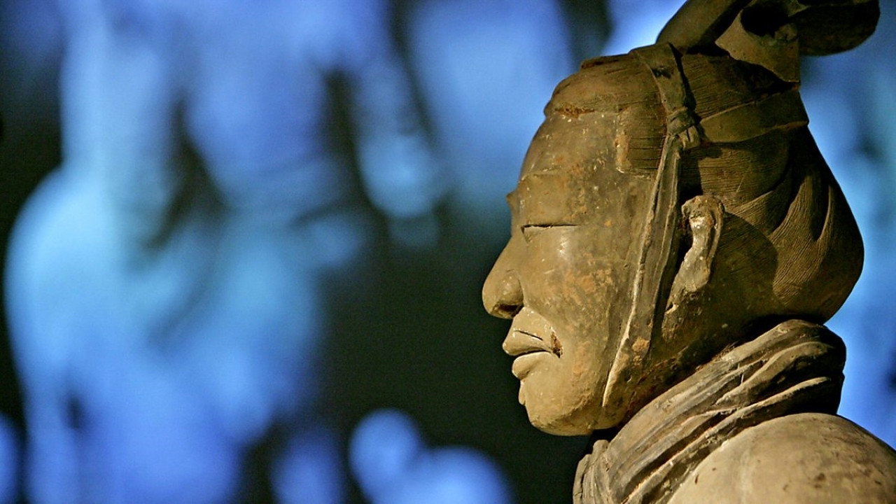 China's Terracotta Army backdrop image